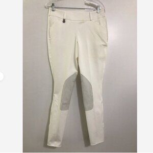 PIKEUR White Knee Patch Breeches NWT 88 32 L Victory Low Rise Side Zip
